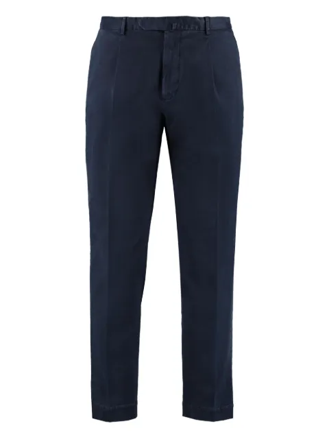 THE (Alphabet) pleated cotton trousers