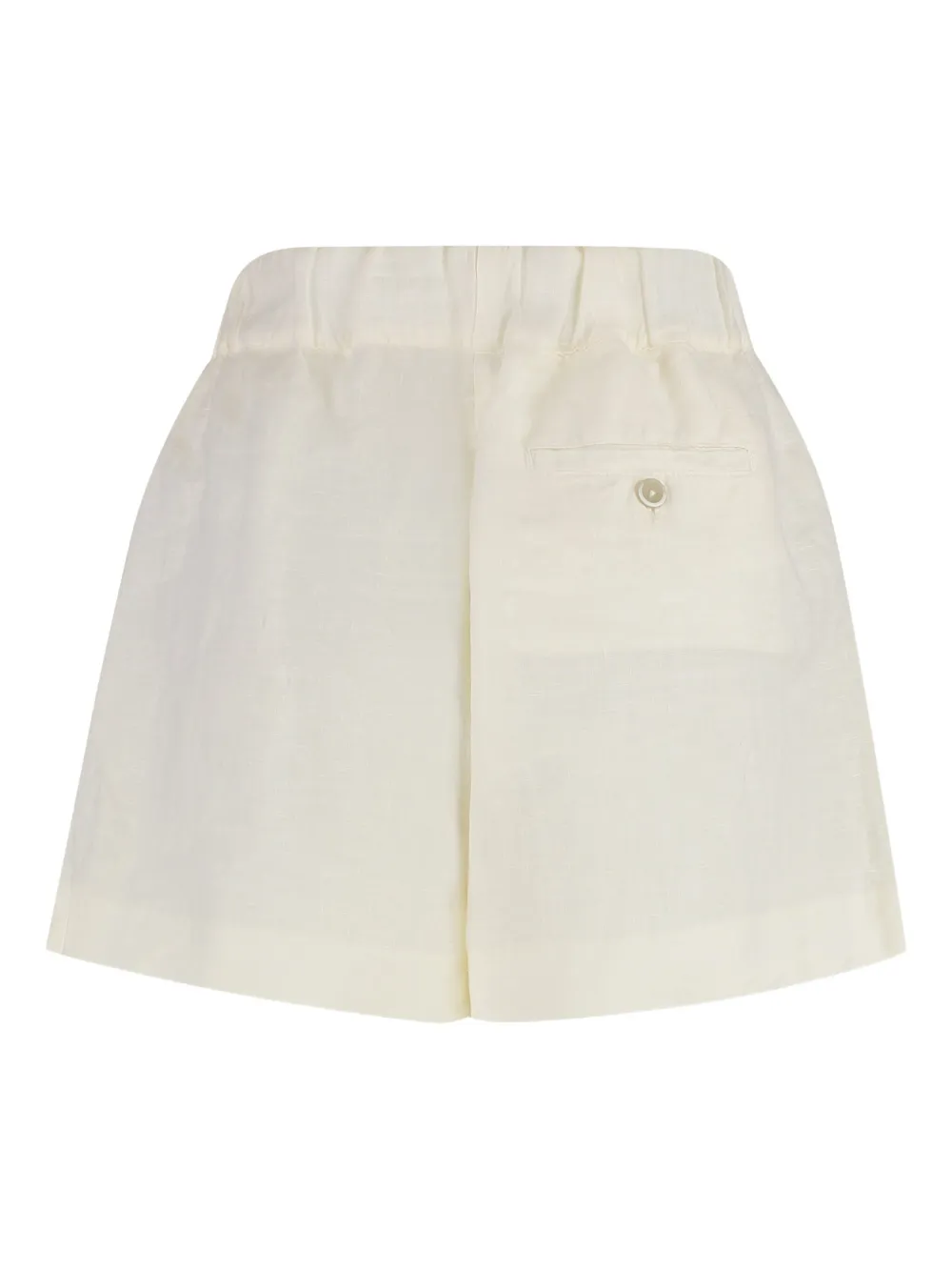 120% Lino bermudas con pretina elástica | Shorts | Image 2