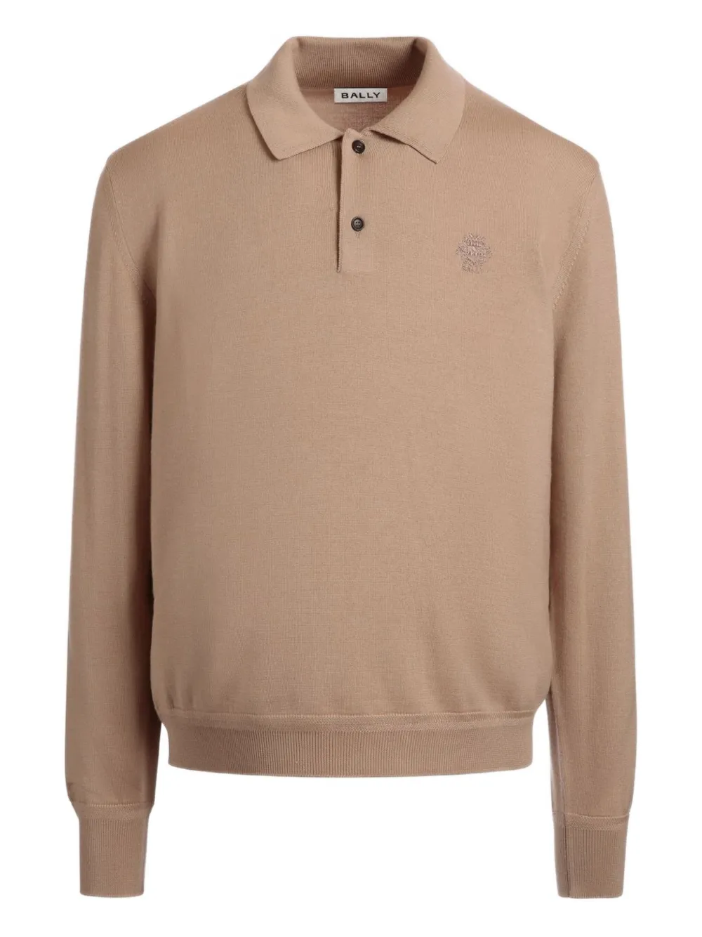 long-sleeve polo shirt