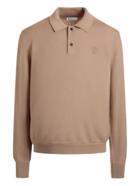 Bally long-sleeve polo shirt