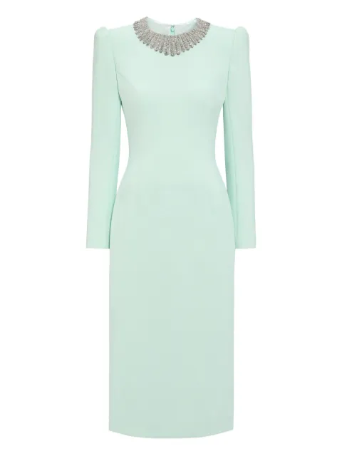 Jenny Packham Cora long-sleeve midi dress