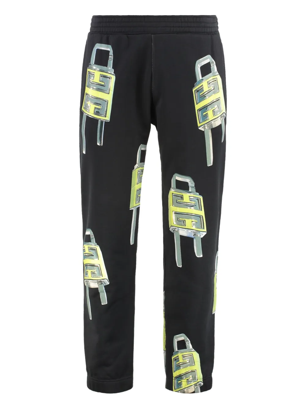 Givenchy padlock-print track-pants Zwart