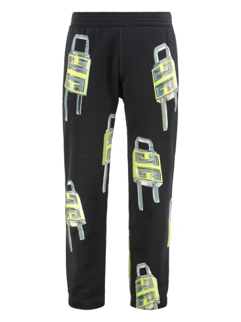 Givenchy padlock-print track-pants