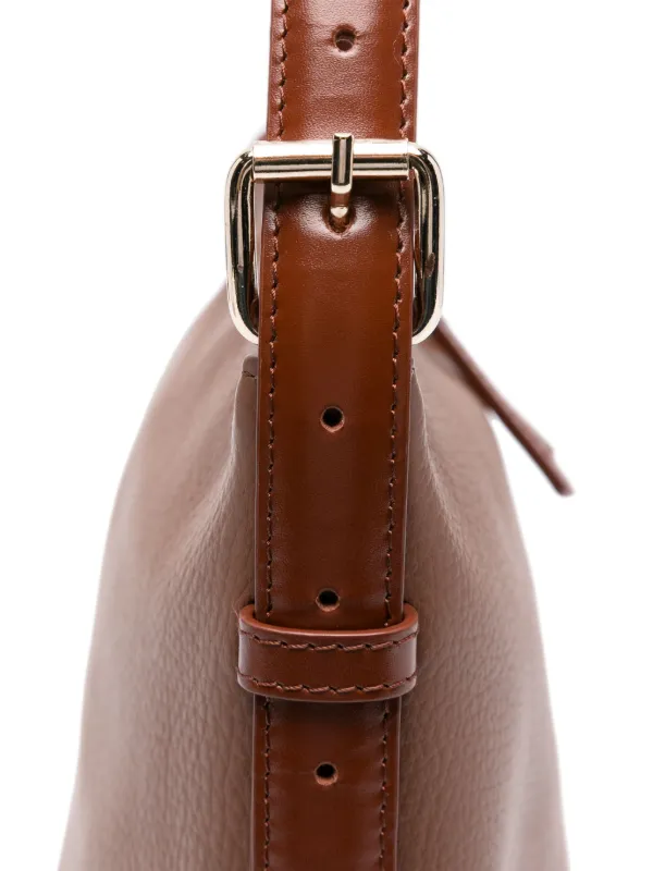 A.P.C. レザーショルダーバッグ | ブラウン | FARFETCH JP