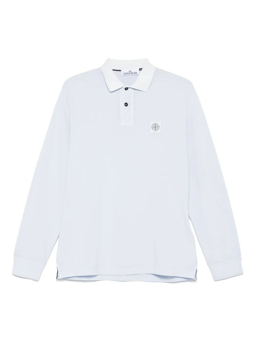 Stone Island cotton polo shirt Blauw
