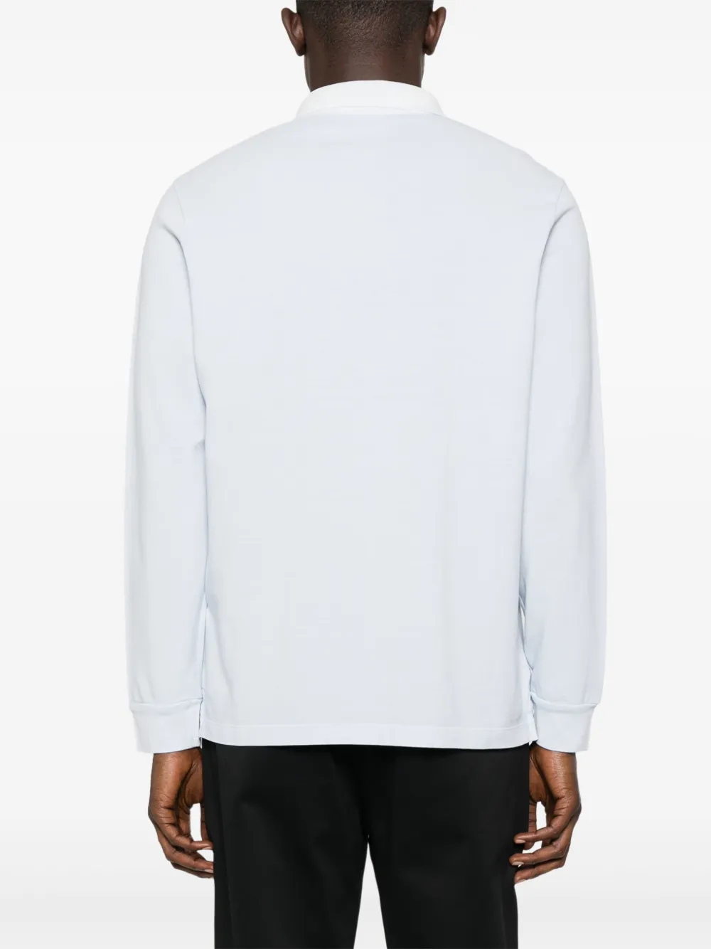 Stone Island cotton polo shirt Blauw