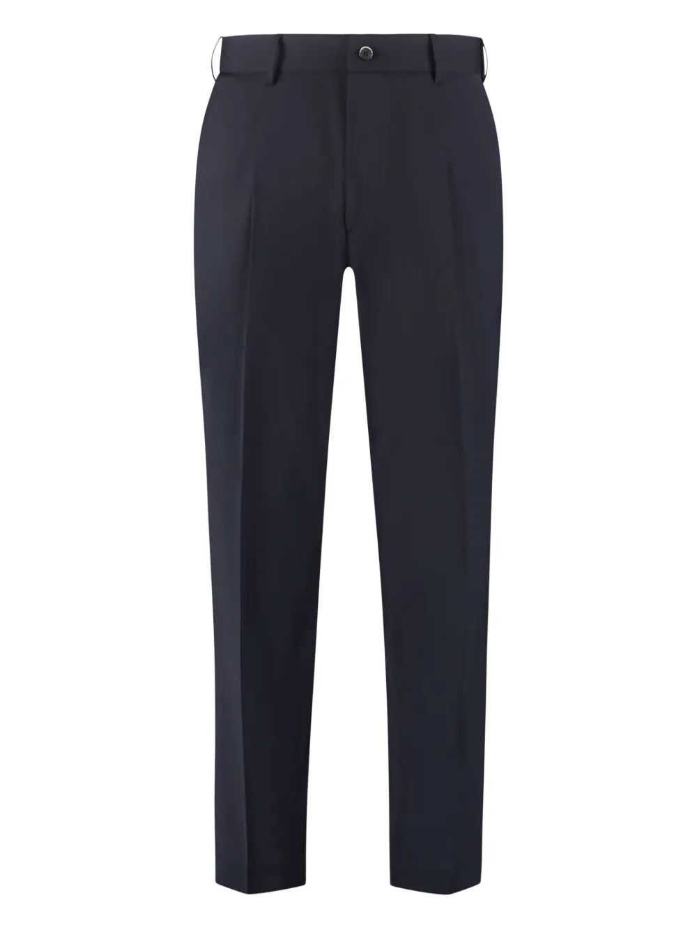 THE (Alphabet) Geplooide pantalon Zwart