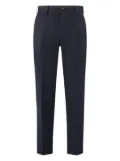 THE (Alphabet) pleated tailored trousers - Black