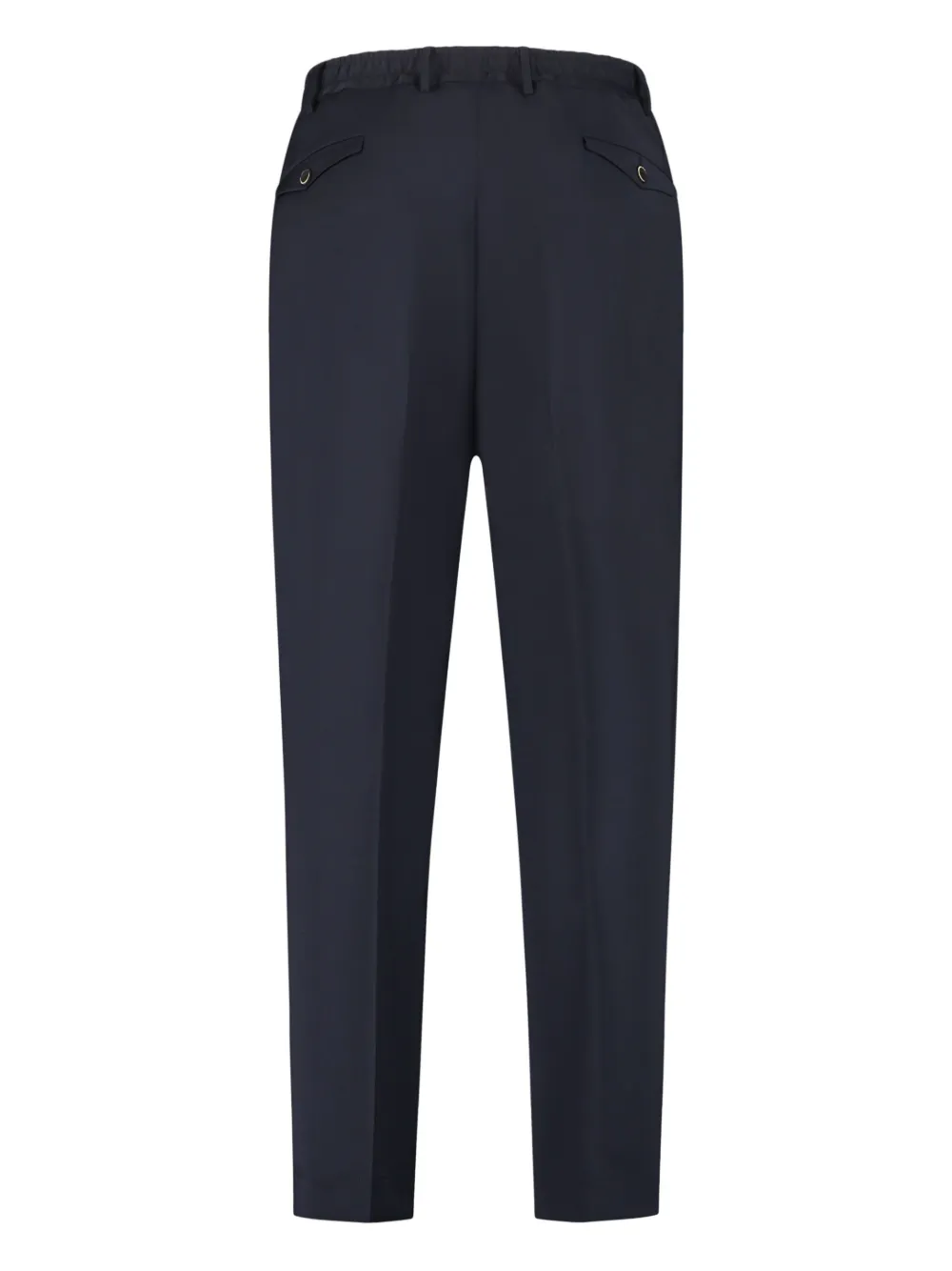 THE (Alphabet) Geplooide pantalon Zwart