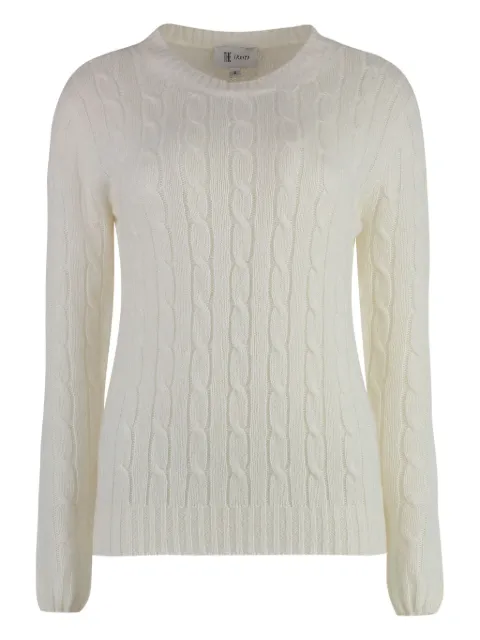 THE (Alphabet) cable-knit sweater
