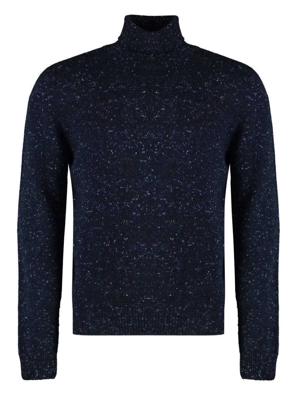 turtleneck speckled cashmere sweater