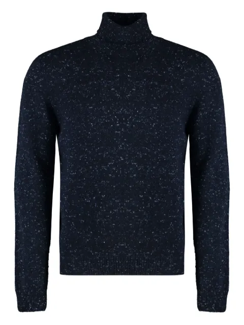 THE (Alphabet) turtleneck speckled cashmere sweater