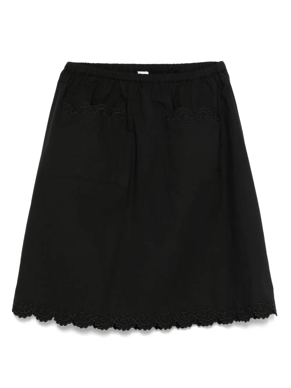 The Garment Rok van biologisch katoen Zwart