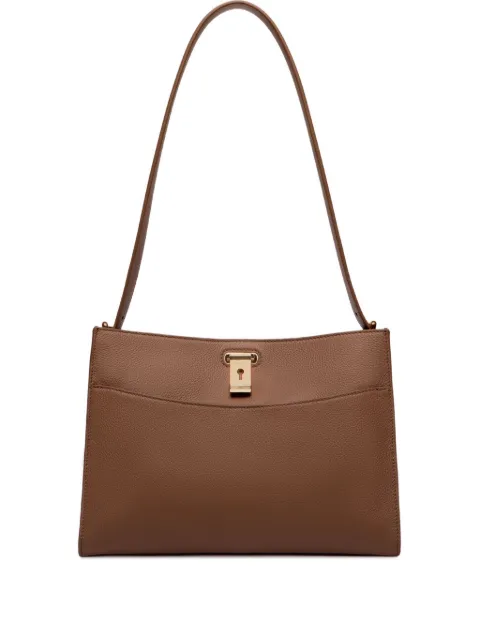 Bally Lock Me leather shoulder bag