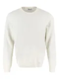 THE (Alphabet) wool-cashmere crew-neck sweater - White