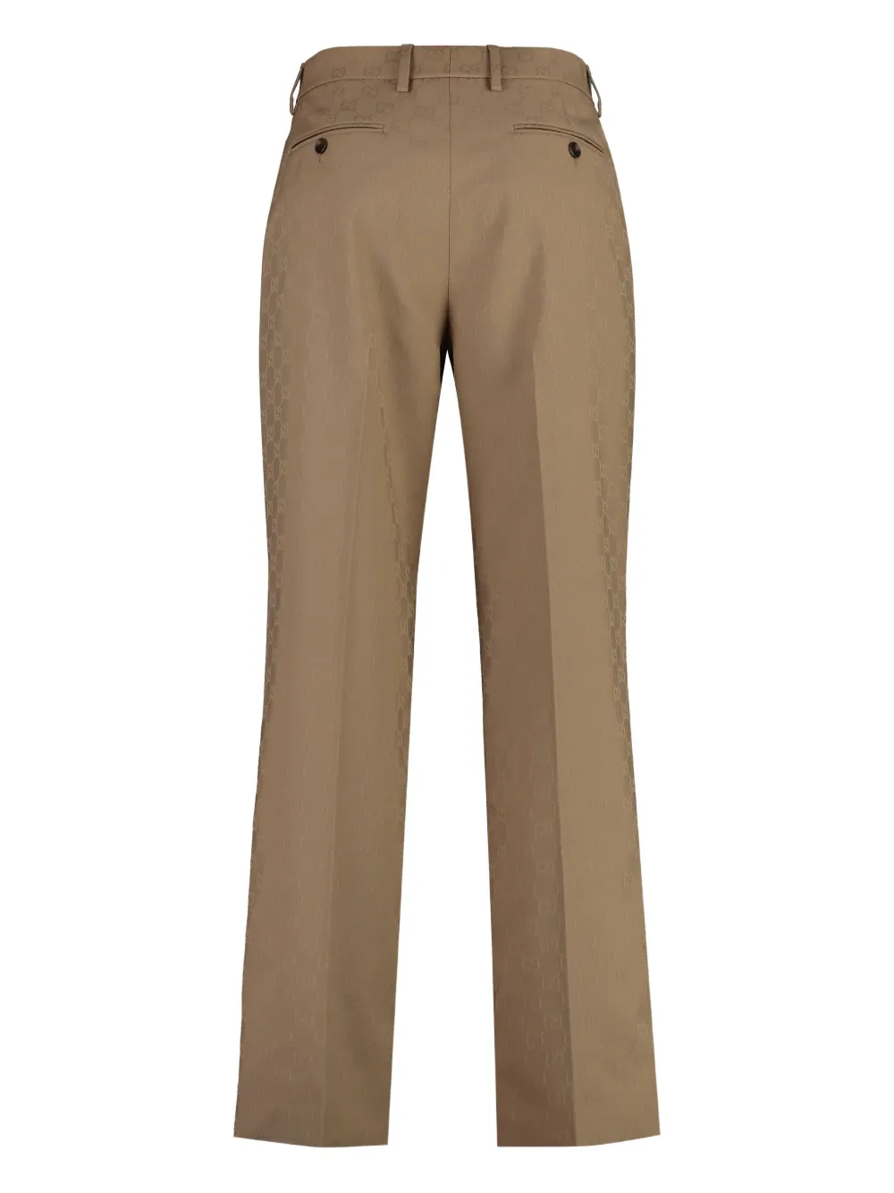 Gucci Broek met GG-jacquard Bruin