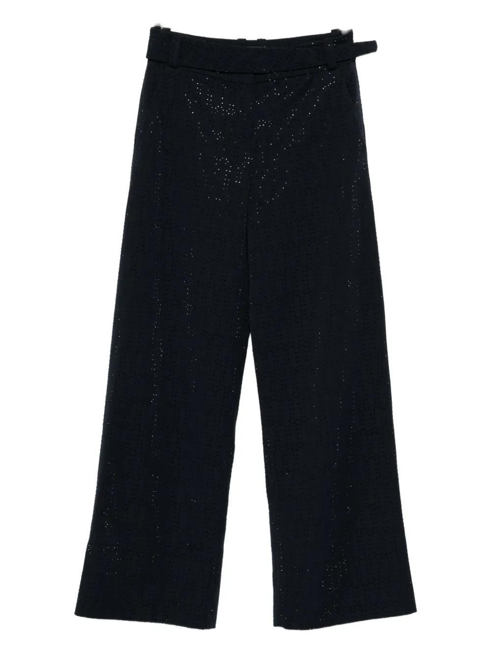 rhinestone-embellished trousers