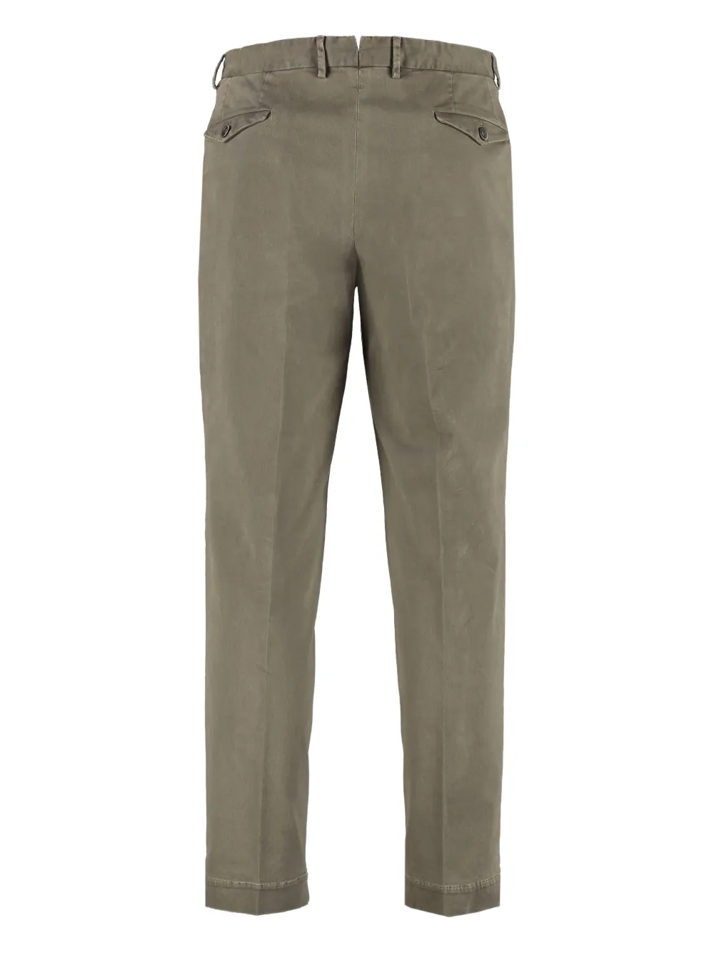THE (Alphabet) Broek met geplooid detail Groen