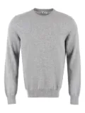 THE (Alphabet) cashmere crew-neck sweater - Grey