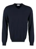 THE (Alphabet) wool sweater - Blue