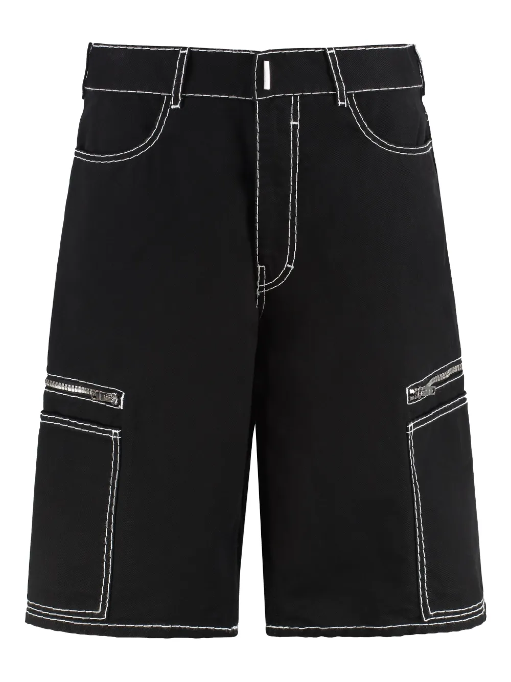 Givenchy Shorts met contrasterende stiksels Zwart