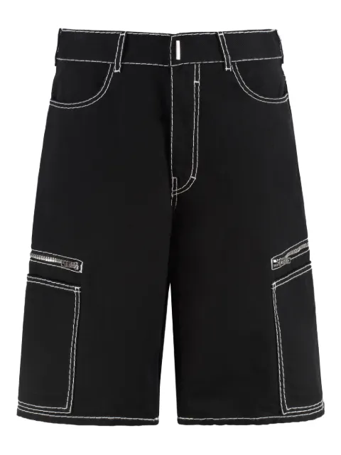 Givenchy Shorts con cuciture a contrasto
