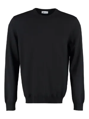 Armani Exchange クルーネック セーター | ブラック | FARFETCH JP