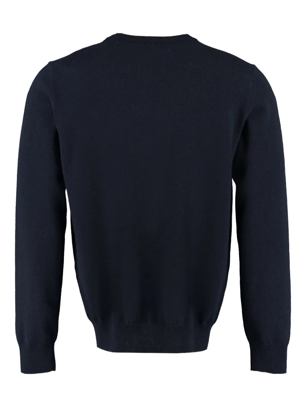 THE (Alphabet) Kasjmier trui met ronde hals - Blauw