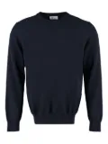 THE (Alphabet) crew-neck cashmere jumper - Blue