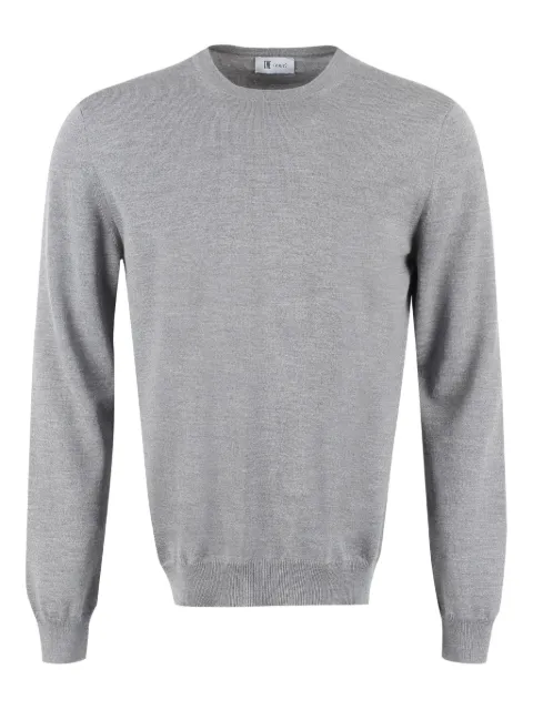 THE (Alphabet) crew-neck wool sweater