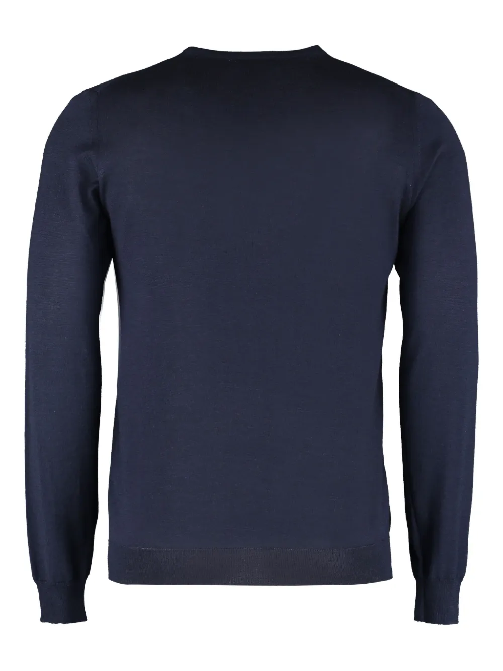 THE (Alphabet) Kasjmier trui met ronde hals - Blauw