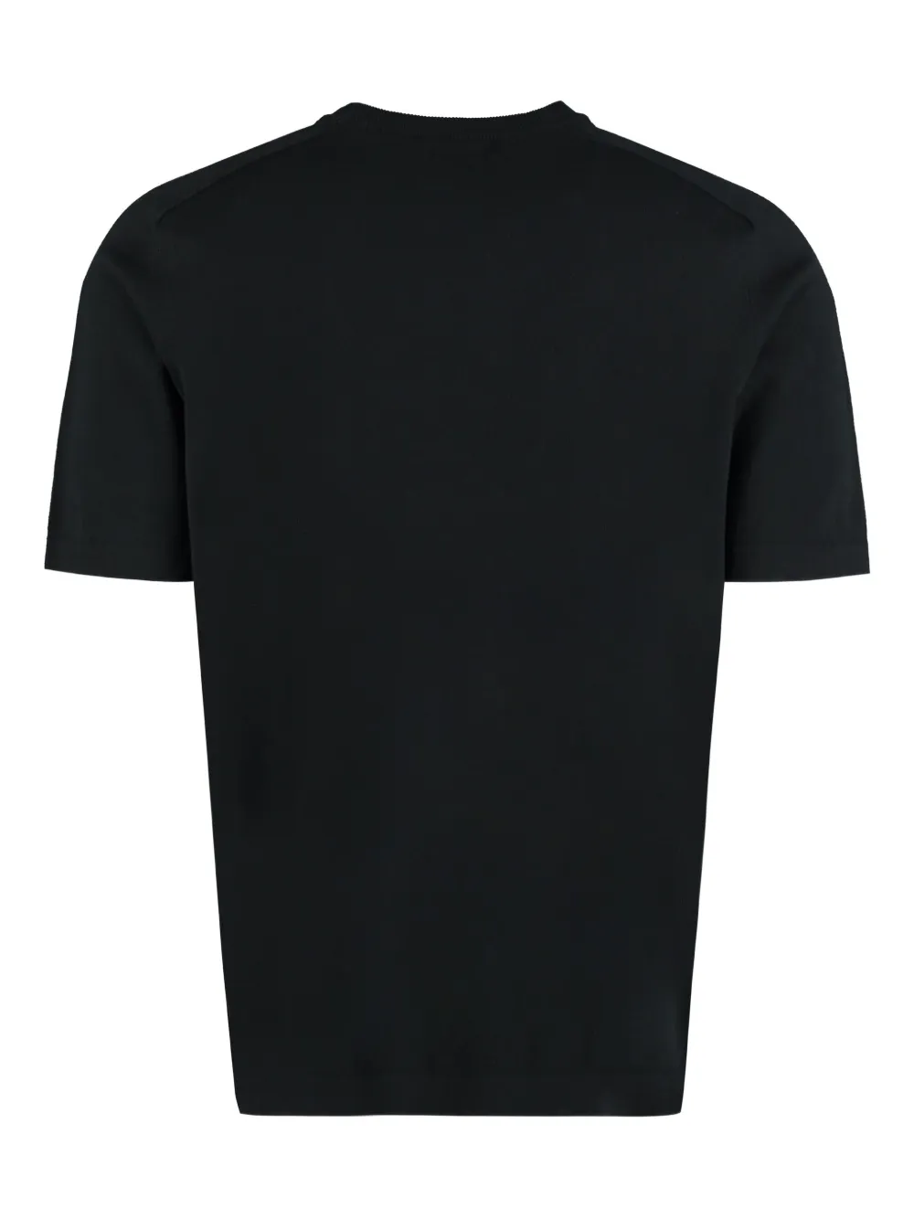 THE (Alphabet) Katoenen T-shirt met korte mouwen - Zwart