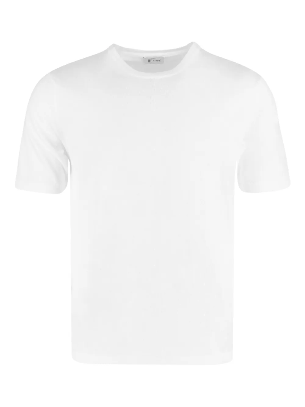 THE (Alphabet) cotton knit T-shirt | White | Image 1