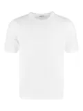 THE (Alphabet) cotton knit T-shirt - White