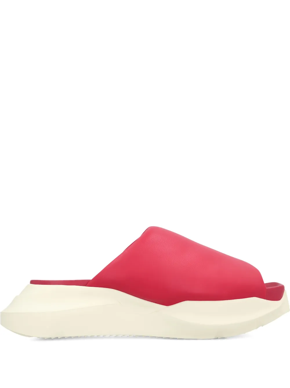 Rick Owens Geth puffer slides Red