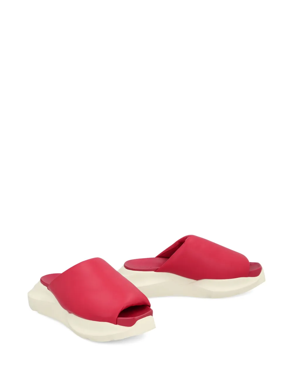 Rick Owens Geth puffer slides Red