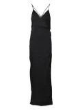 Nineminutes V-neck slip dress - Black