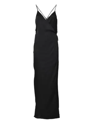 black applique detail one shoulder cut out maxi dress Cia One-Shoulder Cut-Out Maxi Dress 38