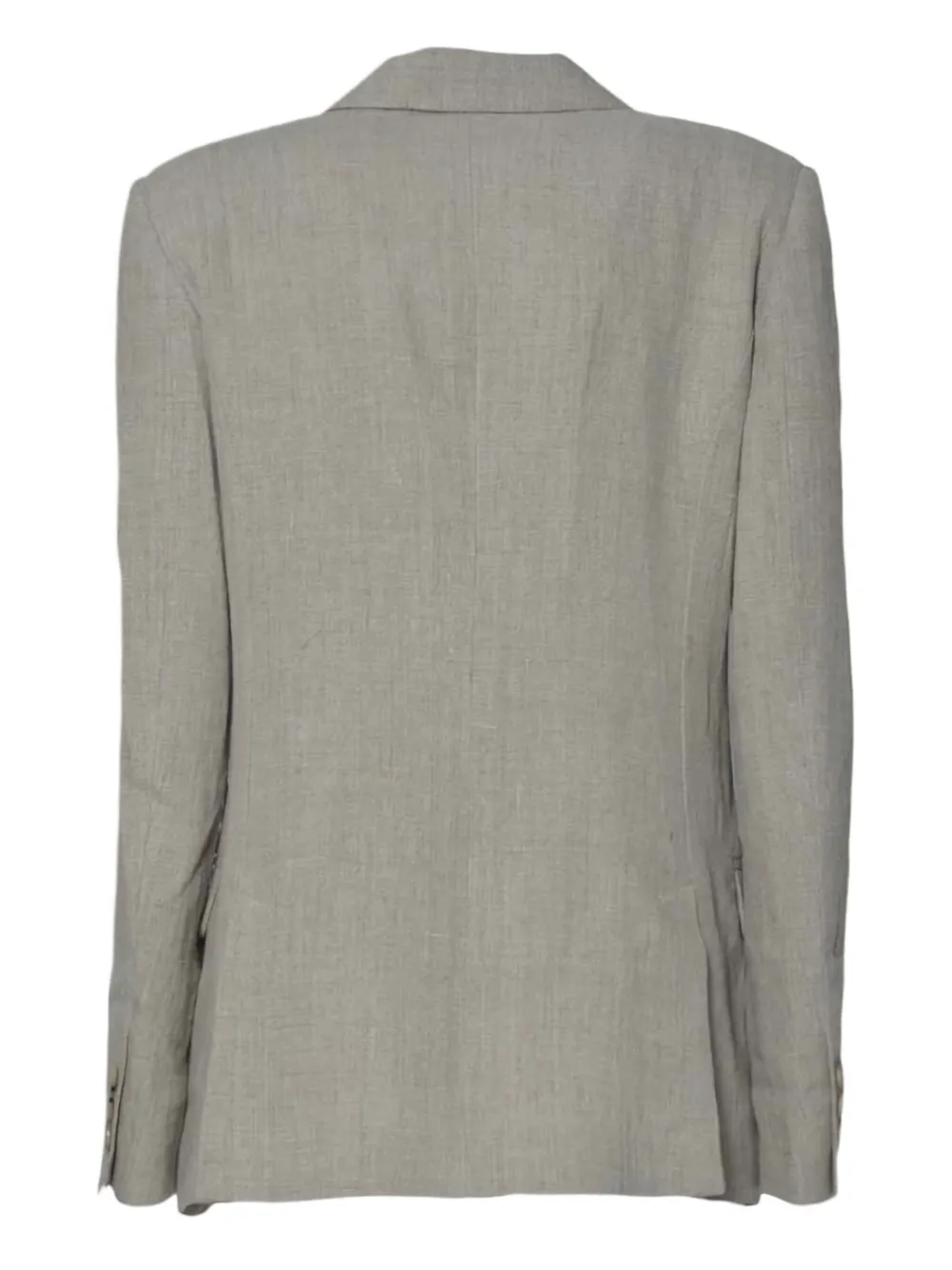 SOLOTRE double-breasted linen blazer | Blazers | Image 2