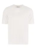 THE (Alphabet) short-sleeved cotton T-shirt - White