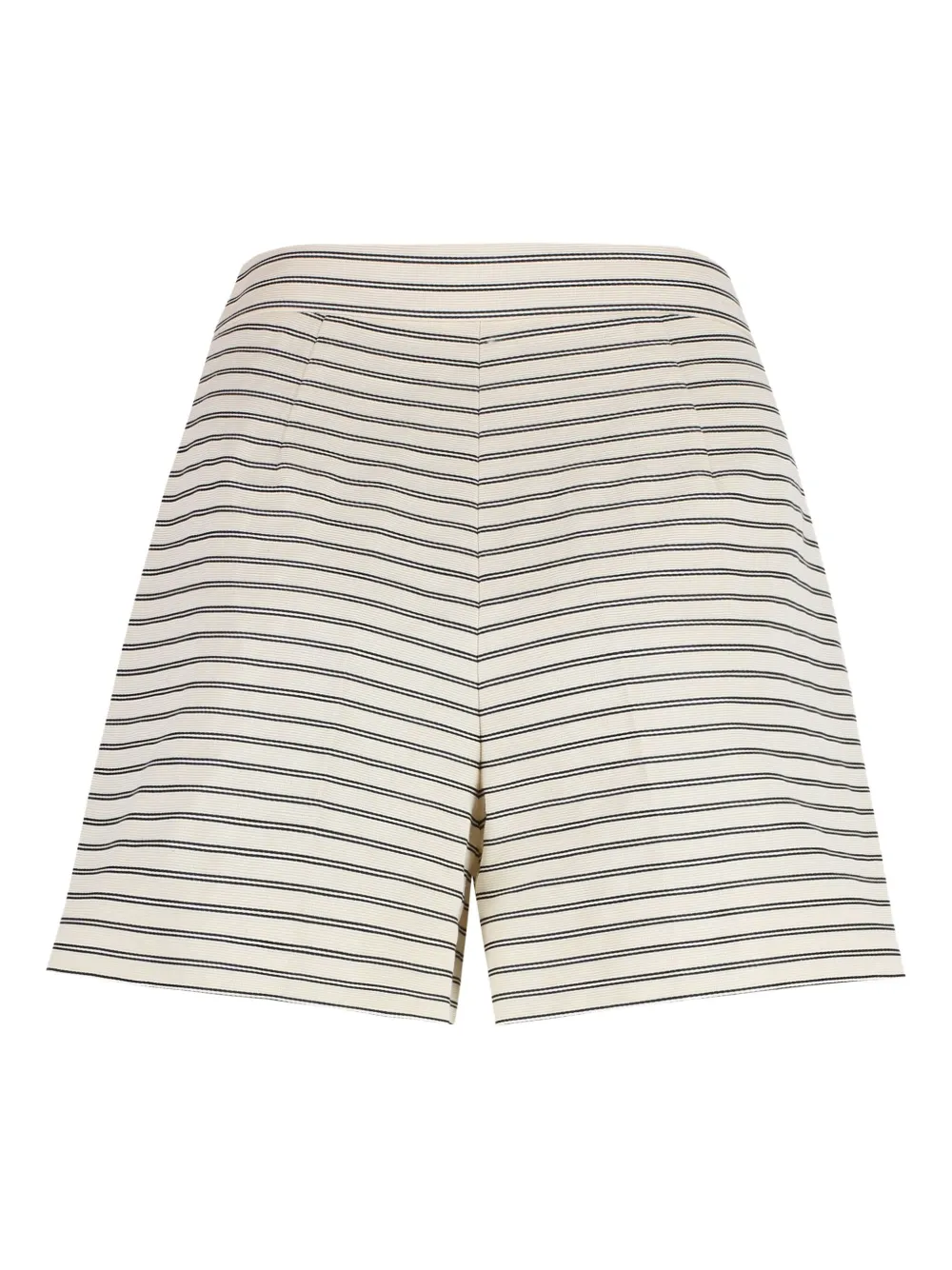Max Mara Studio Umbro Cotton Bermuda Shorts In Neutral