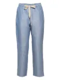 Barba drawstring-waist trousers - Blue