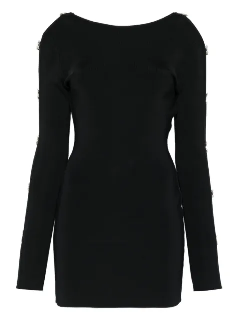 David Koma cut-out long-sleeve mini dress