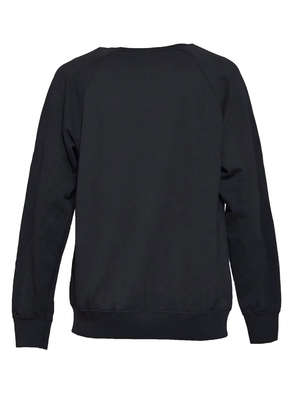Black Score Sweater met logo en verfspatten - Zwart