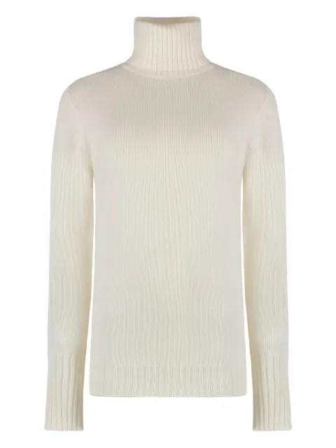 THE (Alphabet) cashmere turtleneck sweater