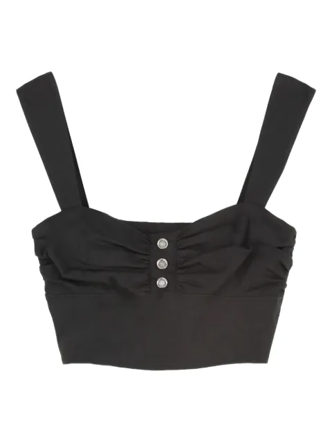 PINKO Gerafftes Oberteil mit Knopfdetail