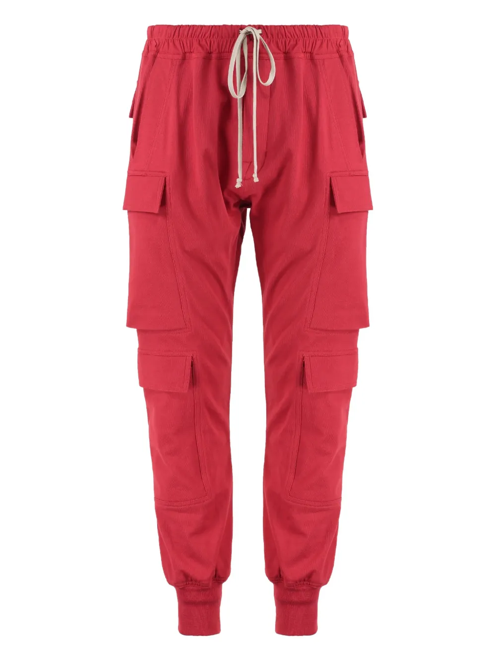 Rick Owens Cargo broek met trekkoord Rood