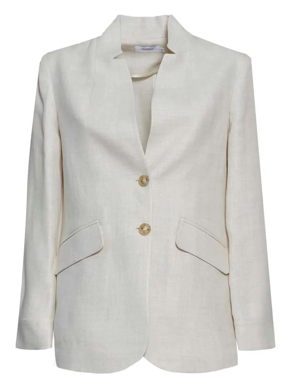 Barba single-breasted blazer | White | Image 1
