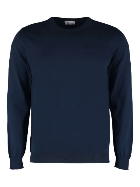 THE (Alphabet) crew-neck cotton sweater