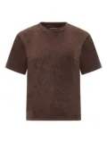 Haikure Nat marble-effect T-shirt - Brown